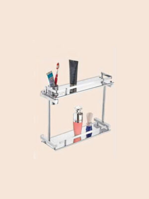 S S Double Self With Toothbrush Tumbler